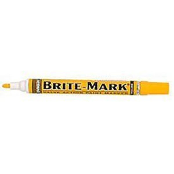 Cutler Sales Dykem® 84004 - Brite-Mark® Medium Yellow Marker (Pack of 12) 84004
